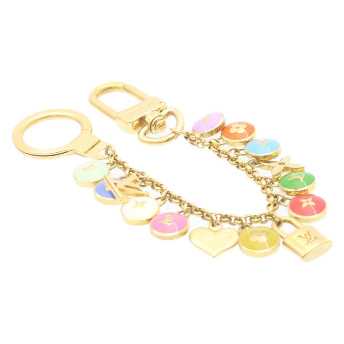 Louis Vuitton Porte Cles Cianne Pastilles Bag Charm Chain M65386 Lv Auth Yk1889